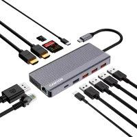 Adaptor Canyon DS-16 USB Type-C / Silver photo 4