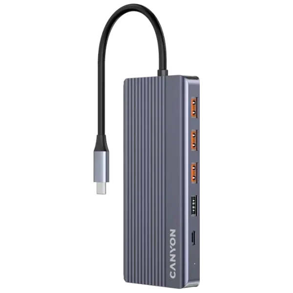 Adaptor Canyon DS-16 USB Type-C / Silver photo 5