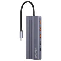 Adaptor Canyon DS-16 USB Type-C / Silver photo 5