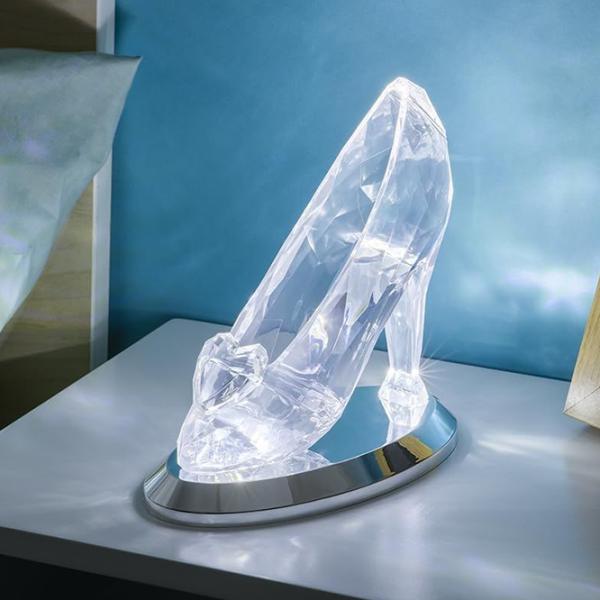 Lampă de masă fan Paladone Cinderella Glass Slipper Transparent photo 3 Lampă de masă fan Paladone Cinderella Glass Slipper Transparent photo 3
