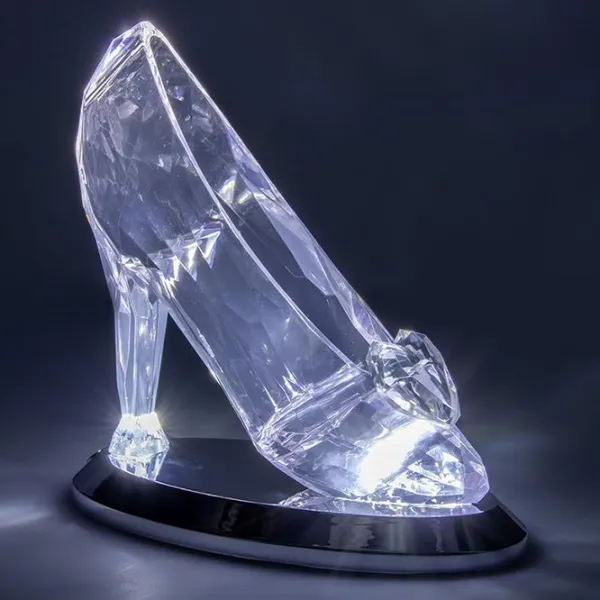 Lampă de masă fan Paladone Cinderella Glass Slipper Transparent photo 4 Lampă de masă fan Paladone Cinderella Glass Slipper Transparent photo 4