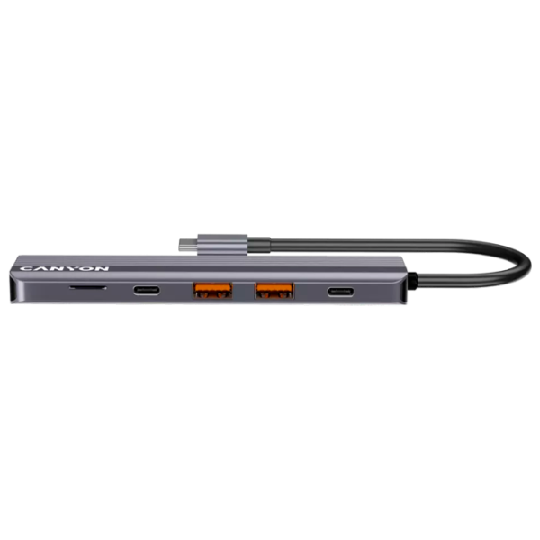 Adaptor Canyon DS-17 USB Type-C / Silver photo 1