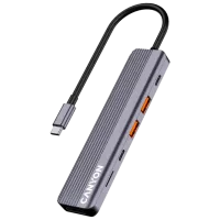 Adaptor Canyon DS-17 USB Type-C / Silver photo 5
