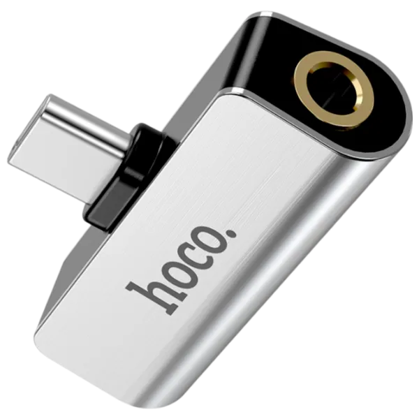 Адаптер Hoco LS26 USB Type-C / Серебряный photo 1
