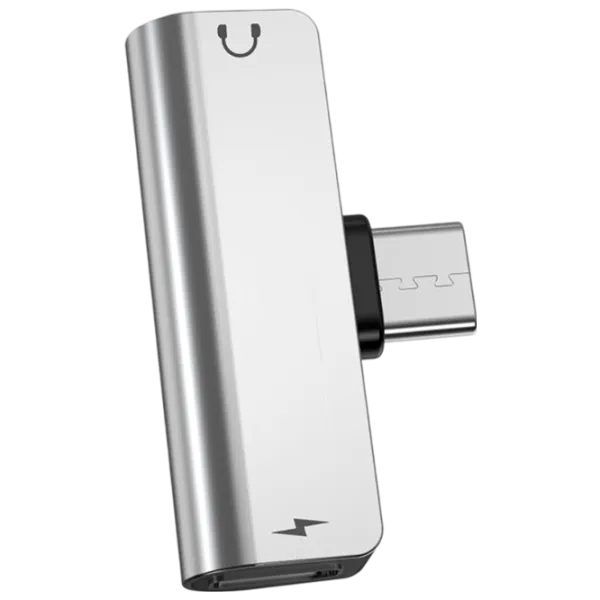 Адаптер Hoco LS26 USB Type-C / Серебряный photo 3