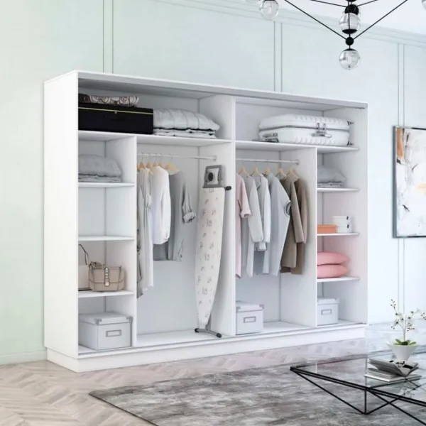 Dulap Mobildor-Lux Fox 310 x 60 x 240 / PAL / White photo 2