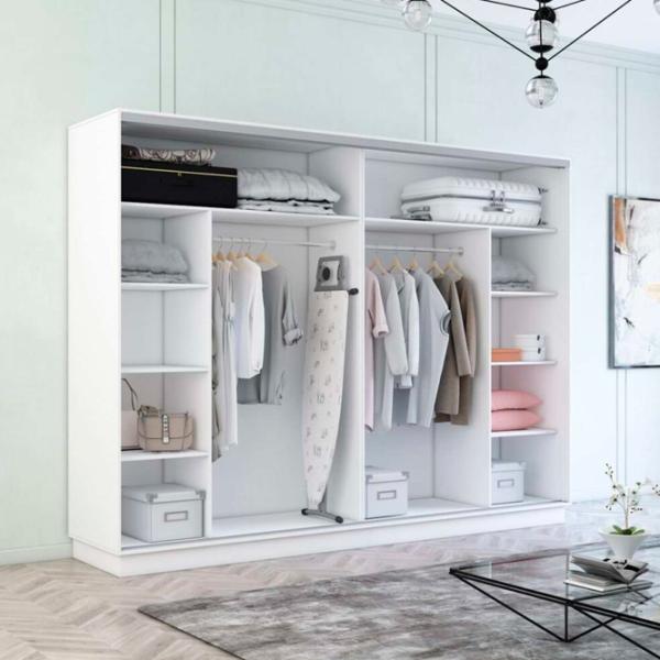 Dulap Mobildor-Lux Fox 330 x 60 x 240 / PAL / White photo 2