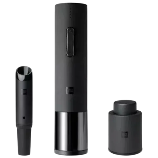 Set desfacător de vin Xiaomi Huohou Electric Wine Opener Set Deluxe HU0090  / Black photo 3