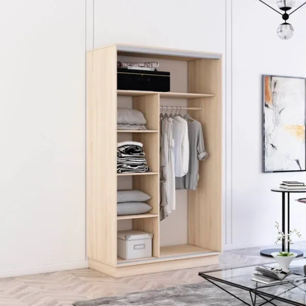 Dulap Mobildor-Lux Fox 170 x 60 x 210 / PAL / Antracite photo 2