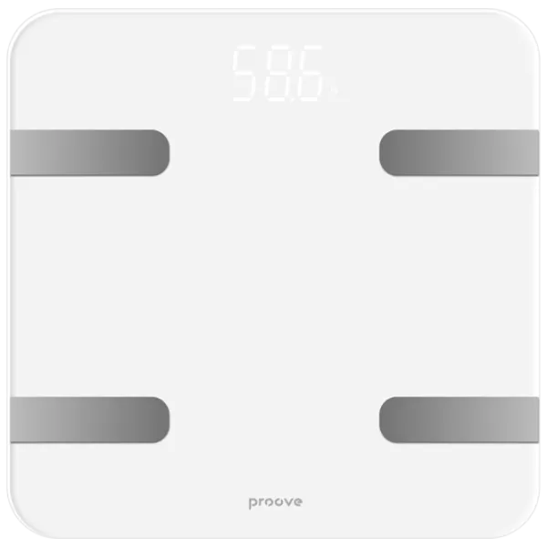 Cântar de podea Proove Numbers 180 kg / White photo 1