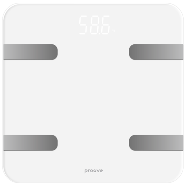 Cântar de podea Proove Numbers 180 kg / White photo 1