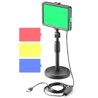 Trepied cu lampă Cellularline Studio Light Black photo 4