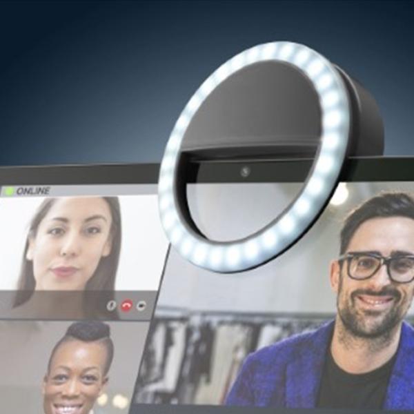 Lampă circulară Cellularline Selfie Ring Pocket  Black photo 5