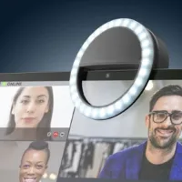 Lampă circulară Cellularline Selfie Ring Pocket Black photo 5