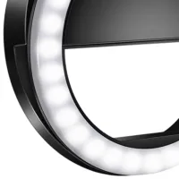 Lampă circulară Cellularline Selfie Ring Pocket Black photo 6