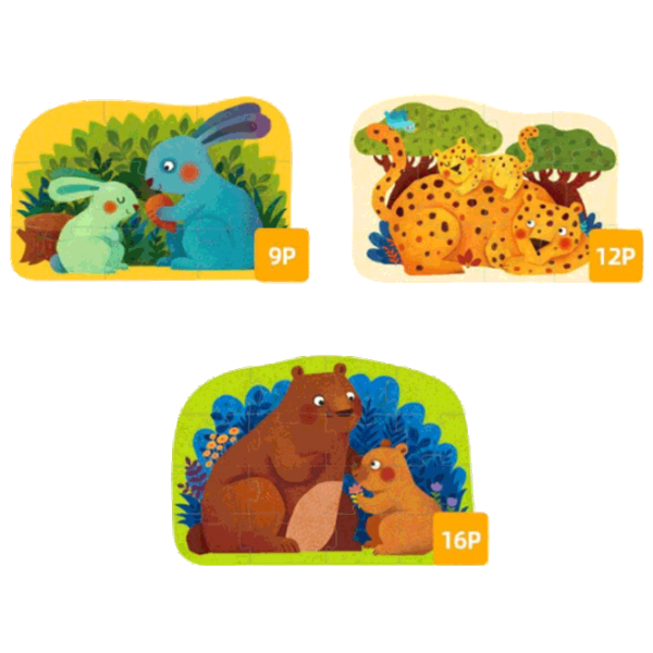Puzzle Mideer Мать и ребенок 2.5+/ Количество деталей: 37 photo 1