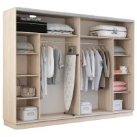 Dulap Mobildor-Lux Fox 290 x 60 x 230 / PAL / Antracite photo 2