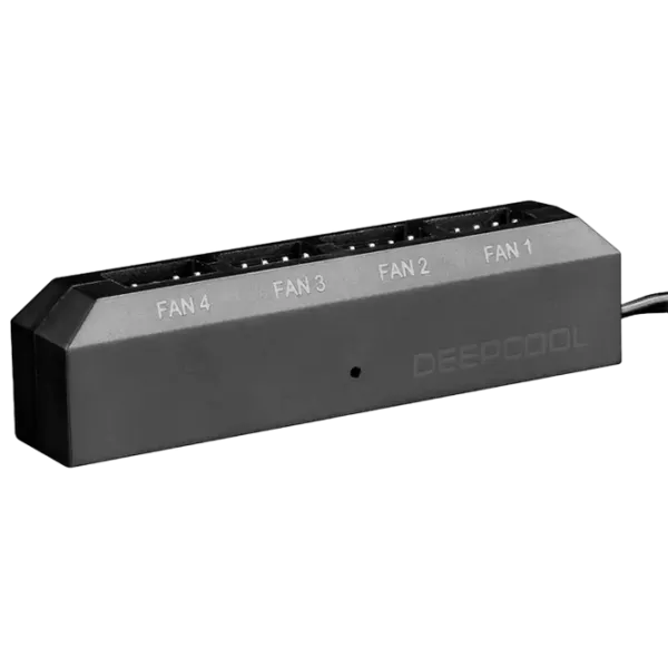 Adaptor Deepcool FH-04 4-pin / Black photo 1