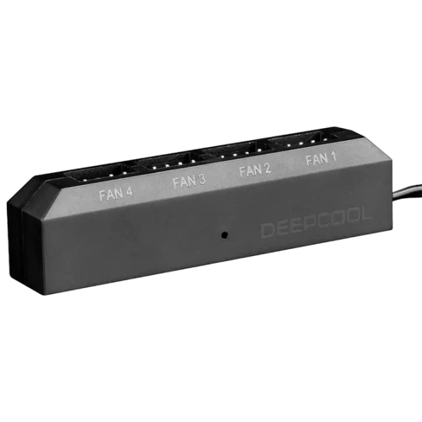 Adaptor Deepcool FH-04 4-pin / Black photo 1
