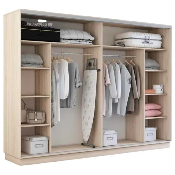 Dulap Mobildor-Lux Fox 340 x 60 x 230 / PAL / Antracite photo 2