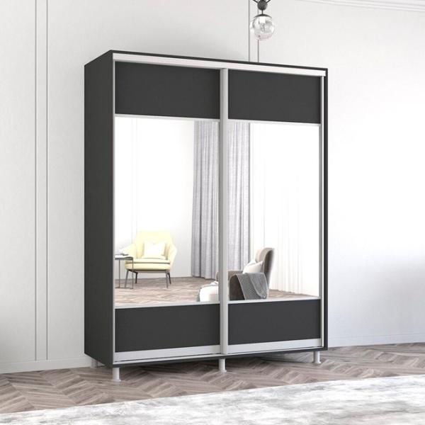 Dulap Mobildor-Lux ARON S K1 160 x 60 x 220 / PAL / Antracit photo 2