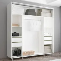 Dulap Mobildor-Lux ARON S K1 190 x 60 x 220 / PAL / Antracit photo 3