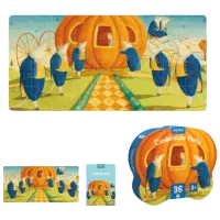 Puzzle Mideer Cinderella's Party 3+/ Numărul de piese: 36 photo 2