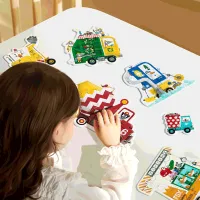 Puzzle Mideer Construction Vehicles 2+/ Количество деталей: 22 photo 2