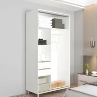 Dulap Mobildor-Lux ARON S K1 150 x 60 x 230 / PAL / Antracit photo 3