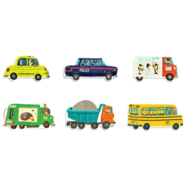 Puzzle Mideer Cars in the city 2+/ Numărul de piese: 22 photo 1 Puzzle Mideer Cars in the city 2+/ Numărul de piese: 22 photo 1