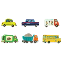 Puzzle Mideer Cars in the city 2+/ Количество деталей: 22