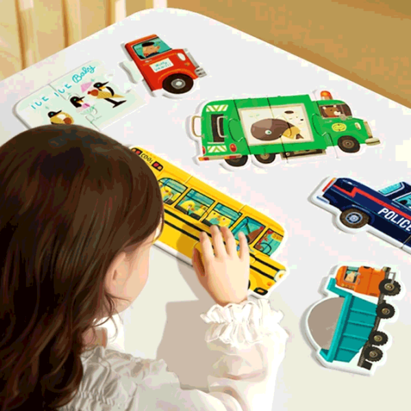 Puzzle Mideer Cars in the city 2+/ Numărul de piese: 22 photo 2 Puzzle Mideer Cars in the city 2+/ Numărul de piese: 22 photo 2