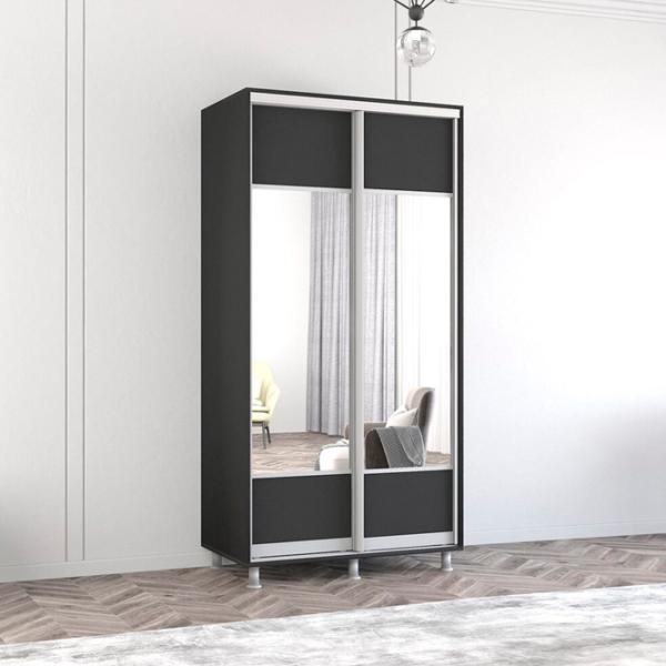 Dulap Mobildor-Lux ARON S K1 110 x 60 x 240 / PAL / Antracit photo 3