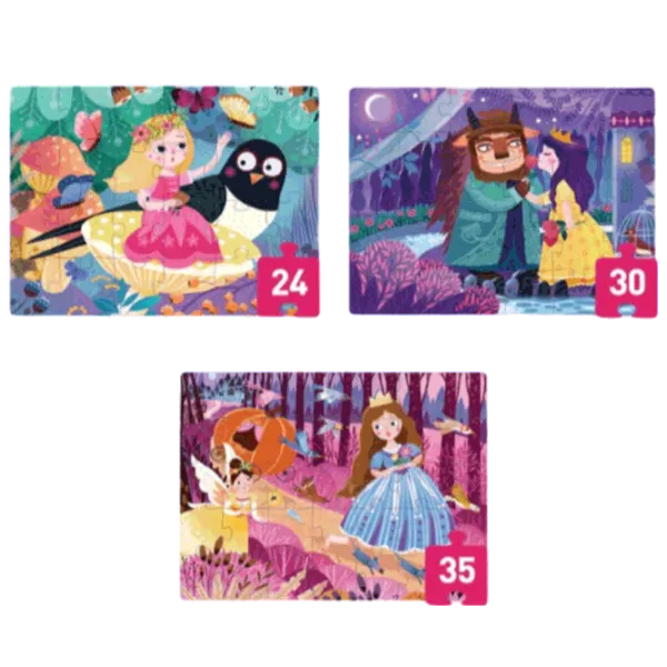 Puzzle Mideer Princesses from Stories 3+/ Количество деталей: 89  photo 1