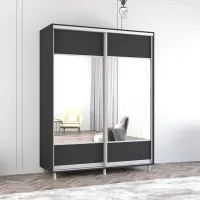 Dulap Mobildor-Lux ARON S K1 180 x 60 x 200 / PAL / Antracit photo 2
