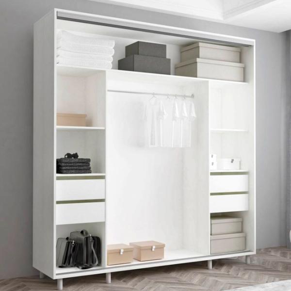 Шкаф Mobildor-Lux ARON S K1 190 x 60см x 200 / ЛДСП / Antracit photo 3