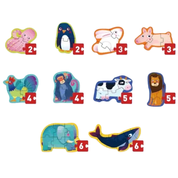 Puzzle Mideer Animals 2+/ Количество деталей: 40 photo 2