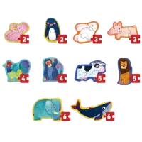 Puzzle Mideer Animals 2+/ Numărul de piese: 40 photo 2