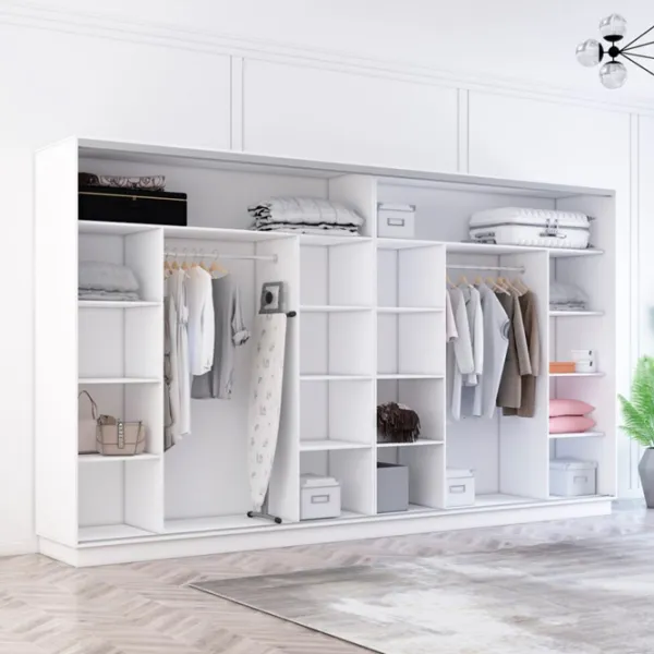 Шкаф Mobildor-Lux Fox 390 x 60см x 200 / ЛДСП / White photo 2