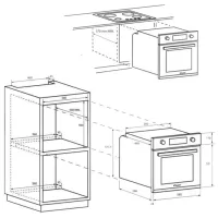 Cuptor încorporabil Candy FIDCP N625 L 3000 W/ Black photo 10