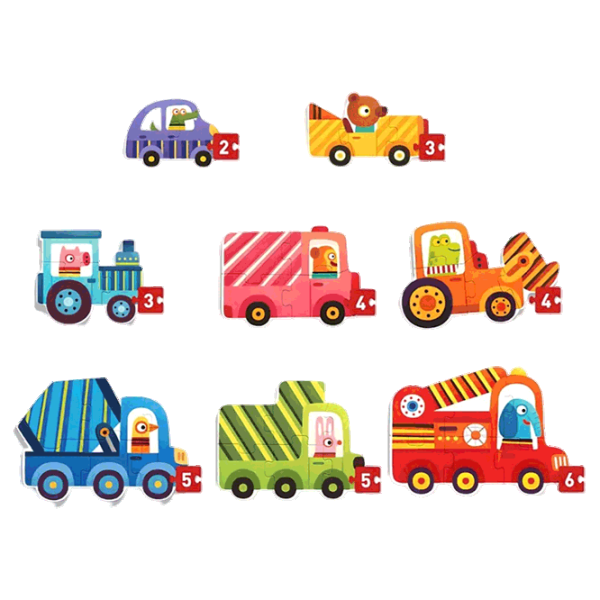 Puzzle Mideer Transport 2+/ Количество деталей: 32 photo 1