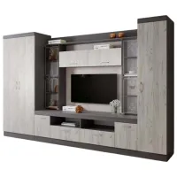 Гостиная ML-Mobila МЛ - 2 (3100) Модульная / Anthracite photo 2