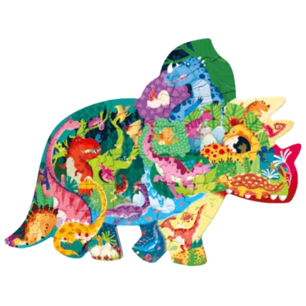 Puzzle Mideer Happy Dinosaur 3+/ Numărul de piese: 48 photo 1 Puzzle Mideer Happy Dinosaur 3+/ Numărul de piese: 48 photo 1