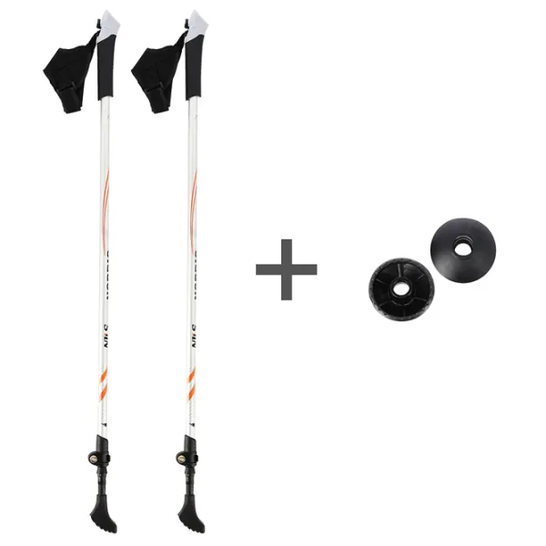 Bețe de trekking Nils Extreme NW106  Carbon / 1400 mm photo 2