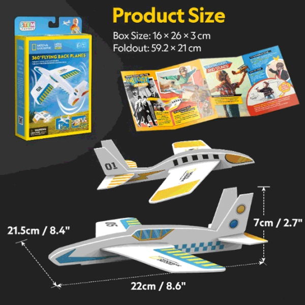 Puzzle CubicFun Flying Back Planes 5+/ Количество деталей: 2 photo 4