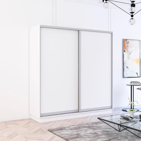 Шкаф Mobildor-Lux Fox 190 x 60см x 240 / ЛДСП / White photo 3