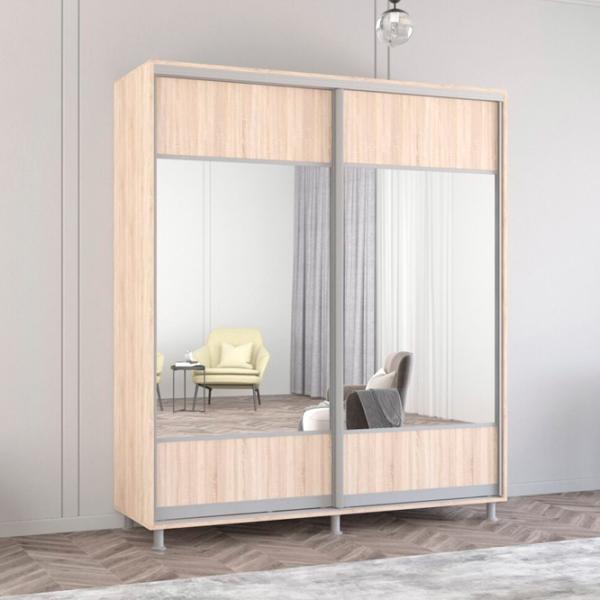 Шкаф Mobildor-Lux ARON S K1 200 x 60см x 210 / ЛДСП / Sonoma photo 2