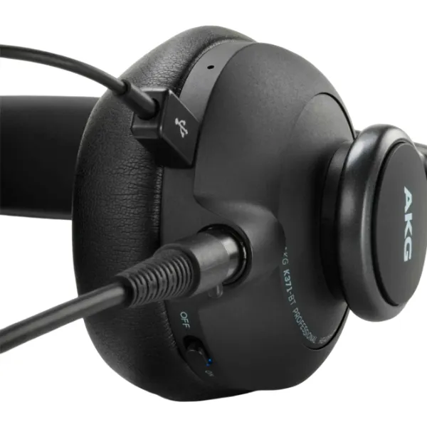 Студийные наушники AKG K371-BT Pro  Беспроводные + Проводные / Полноразмерные photo 5