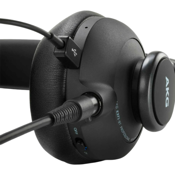 Студийные наушники AKG K371-BT Pro  Беспроводные + Проводные / Полноразмерные photo 5
