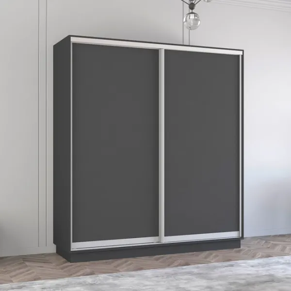 Dulap Mobildor-Lux Fox 210 x 60 x 210 / PAL / Antracit photo 3